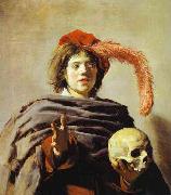 Frans Hals Youth with skull by Frans Hals oil painting